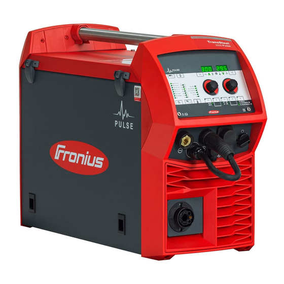Fronius TransSteel 3000c Pulse Manual De Instrucciones