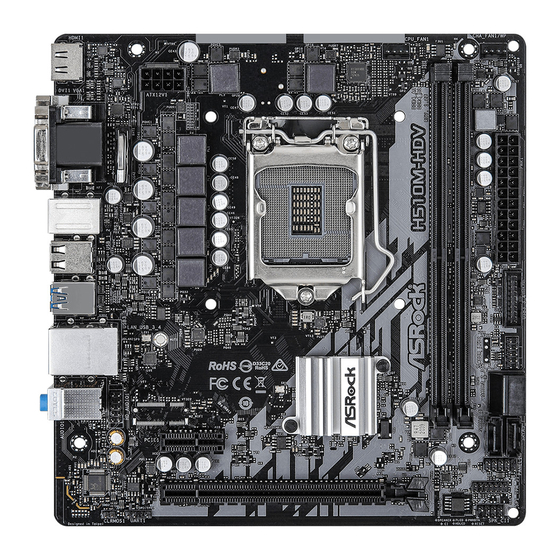 ASROCK H510M-HDV Manual Del Usuario