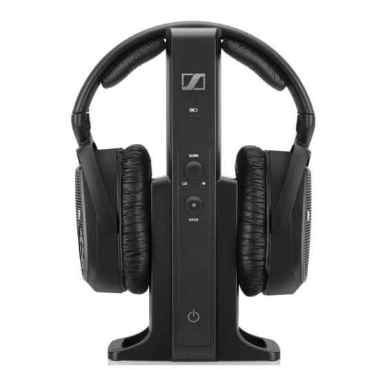 Sennheiser RS 175 Instrucciones De Manejo