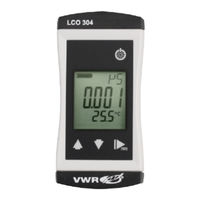 VWR 63-0348 HCO 304 Instrucciones Resumidas