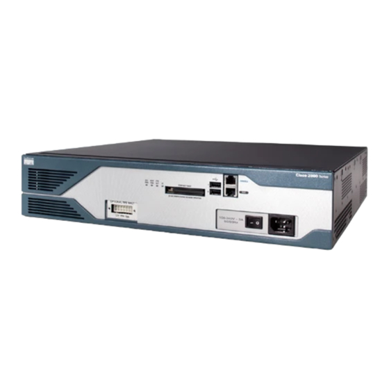 Cisco 2800 Serie Manuales