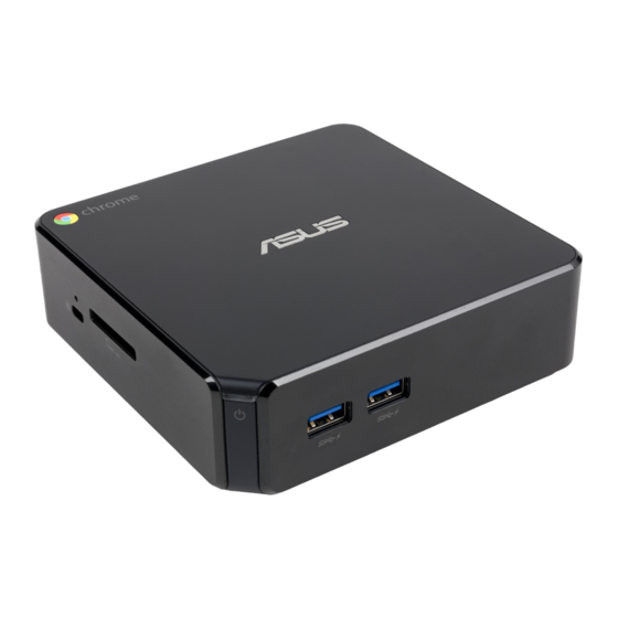 Asus Chromebox CN Serie Guia Del Usuario