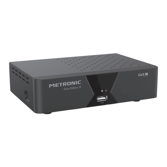 Metronic TouchBox 8 Manual De Instrucciones
