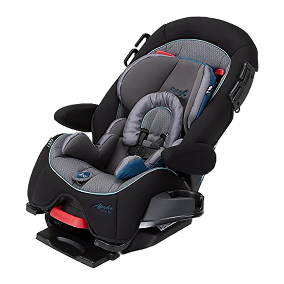 Safety 1st Alpha Elite 65 Manual De Instrucciones