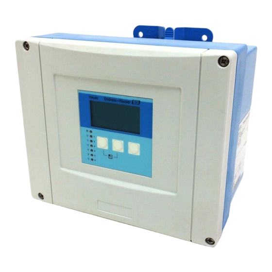 Endress+Hauser Prosonic S FMU90 Manual De Instrucciones