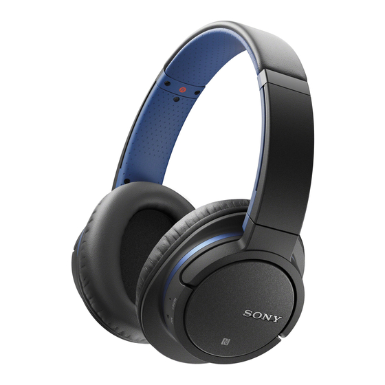Sony MDR-ZX770BT Guia De Inicio Rapido