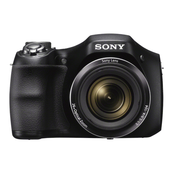 Sony DSC-H200 Manual De Instrucciones
