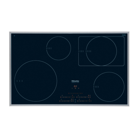 Miele KM 6350 Instrucciones De Manejo Y Montaje