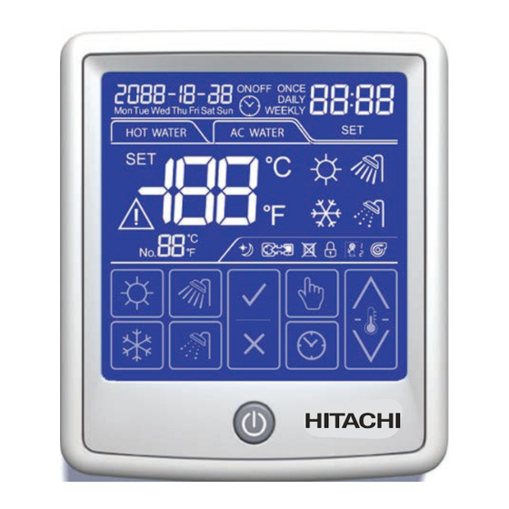 Hitachi RCMA18AN Manual De Instalación Y Funcionamiento