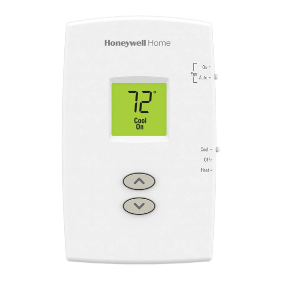 Honeywell PRO TH1110D Manual De Uso