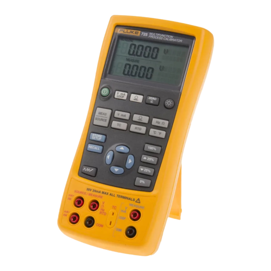 Fluke 725 Manuales