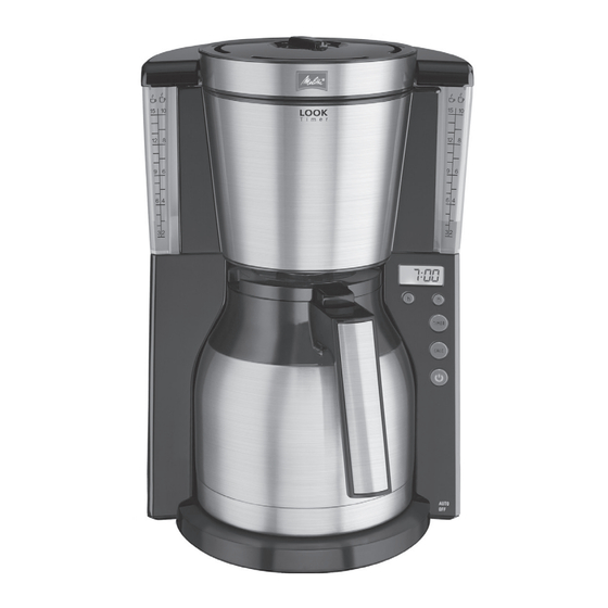 melitta LOOK THERM Timer Instruciones De Uso