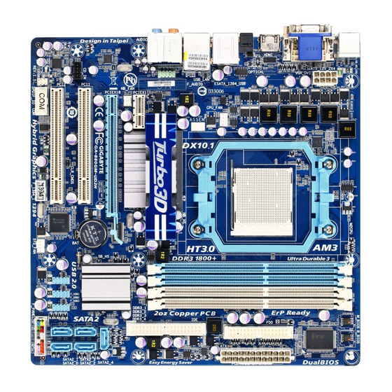 Gigabyte GA-880GM-UD2H Manual De Usuario