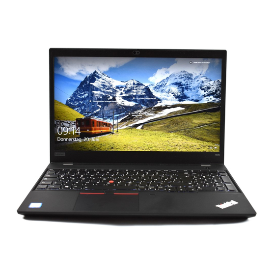 Lenovo ThinkPad T590 Guía De Configuración