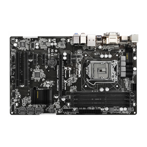 ASROCK H87 Pro4 Manual De Instrucciones