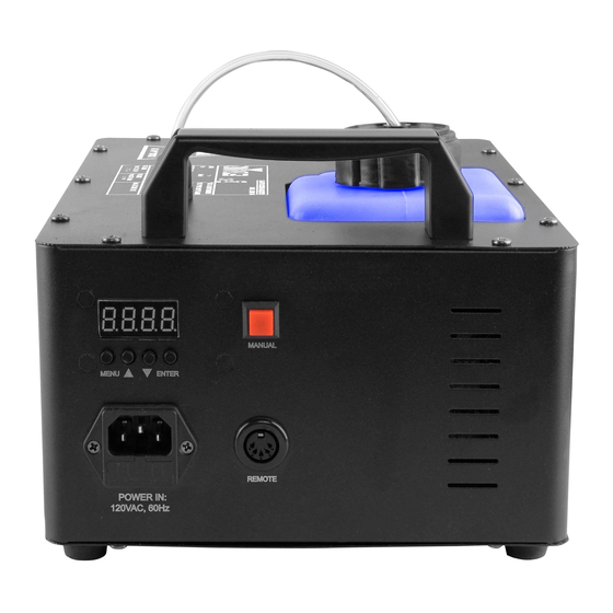 Chauvet DJ Geyser T6 Guía De Referencia Rápida