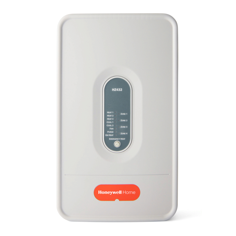 Honeywell TrueZONE HZ432 Guia De Instalacion