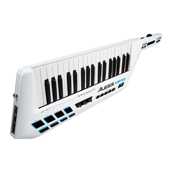 Alesis Vortex Manual De Inicio Rápido