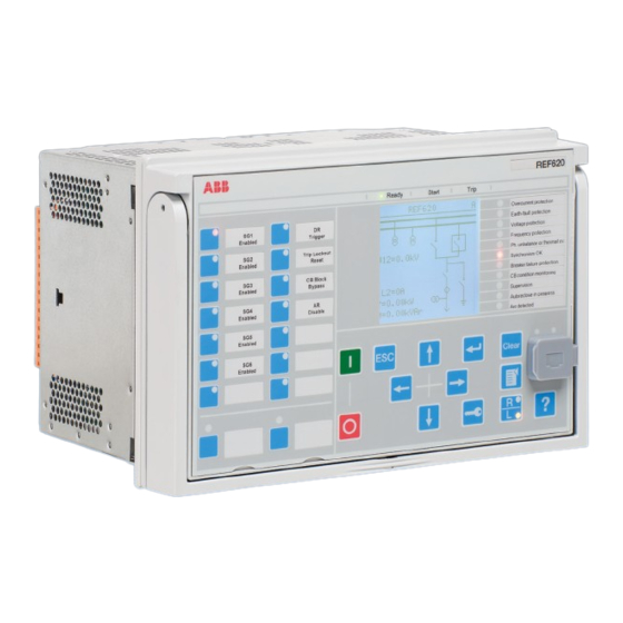 ABB Relion 620 Serie Guía Del Producto
