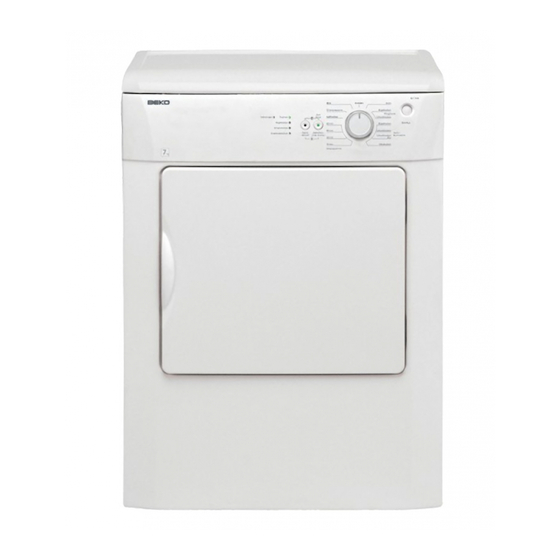 Beko DV 7120 Manuales