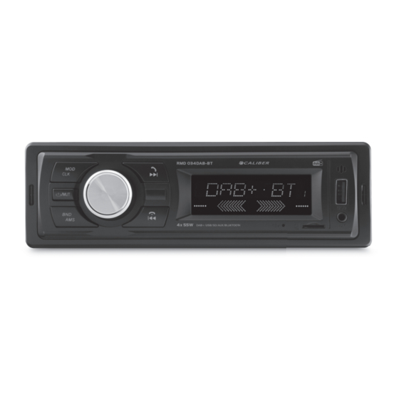 Caliber RMD 034DAB-BT Guia De Inicio Rapido