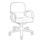 Sillas de Ruedas Steelcase 458 Sensor Twist-O-Matic Replacement Instrucciones De Montaje