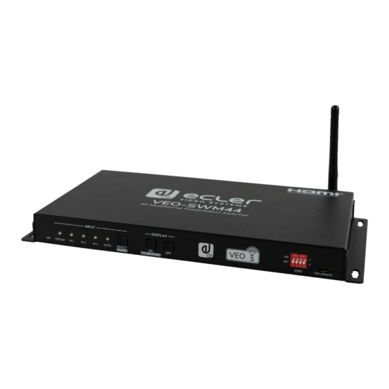 Ecler VEO-SWM44 Manual Del Usuario