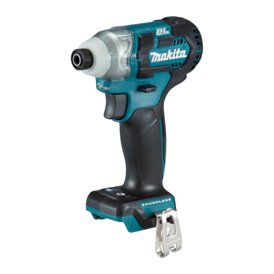 Makita TD111D Manual De Instrucciones