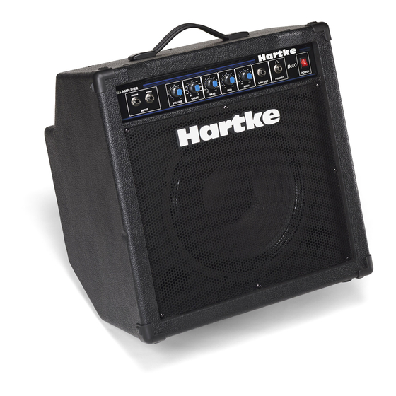 Hartke B Serie Manual De Instrucciones