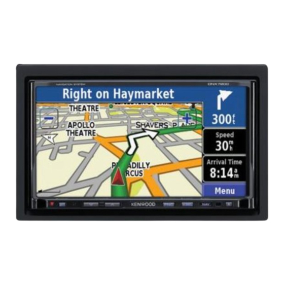 Kenwood DNX7200 Manual De Instrucciones