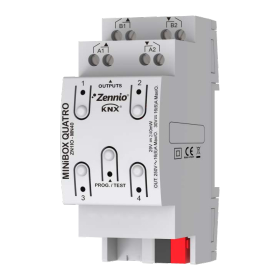 Zennio MINiBOX QUATRO Manual De Usuario