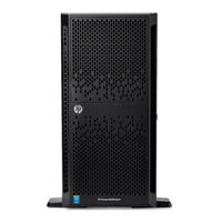 Hp HPE ProLiant ML350 Gen9 Guía De Usuario