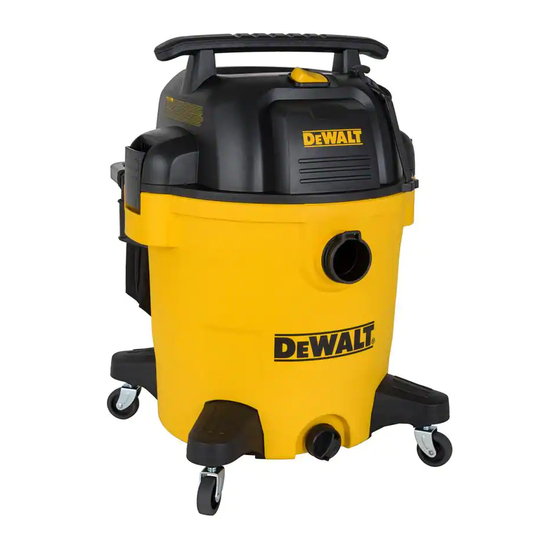 DeWalt DXV12P-QTA Manual De Instrucciones