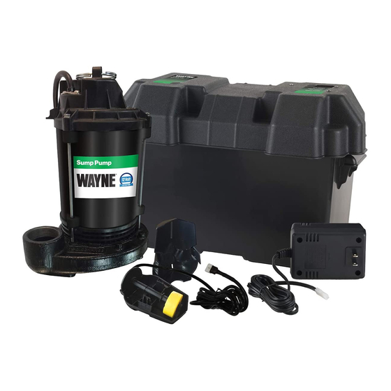Wayne ESP25 Manual De Instrucciones De Funcionamiento Y Piezas