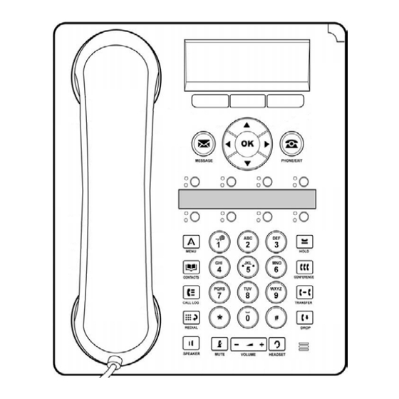 Avaya 1408 Guía Rápida