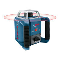 Bosch GRL 400 H Instrucciones De Funcionamiento