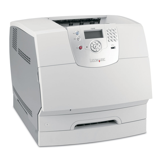 Lexmark T640 Guia Del Usuario