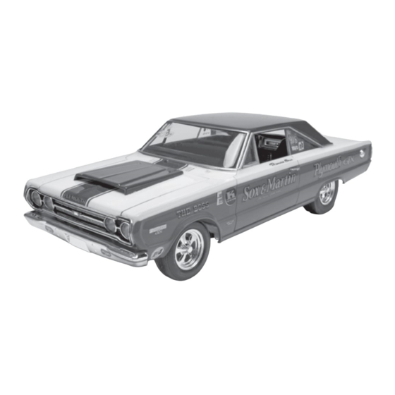 REVELL SOX & MARTIN '67 PLYMOUTH GTX Instrucciones De Montaje