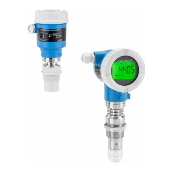 Endress+Hauser Micropilot FMR66B Manual De Instrucciones