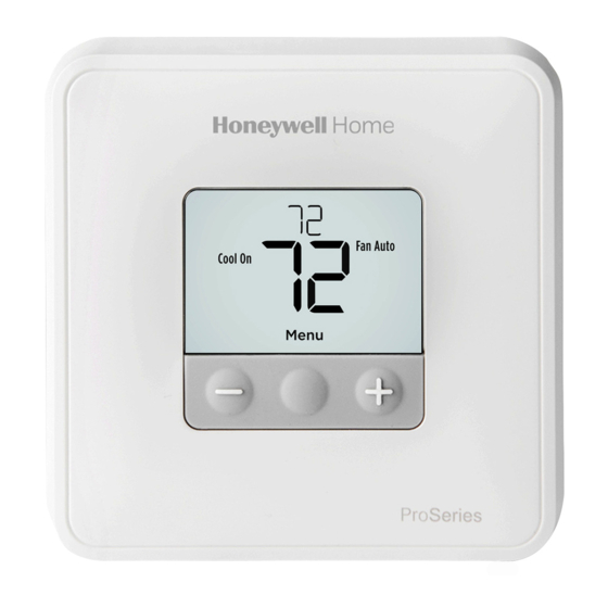 Honeywell Home TH1110D2009 Manuales