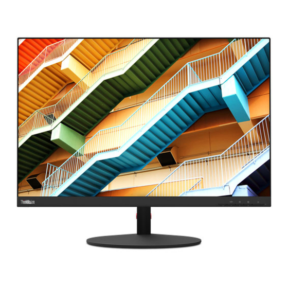 Lenovo ThinkVision T25m-10 Guia Del Usuario