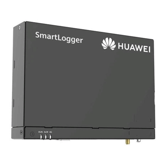 Huawei SmartLogger 3000 Manuales