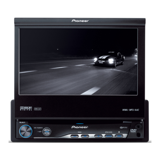 Pioneer AVH-P5000DVD Manual Del Instalacion