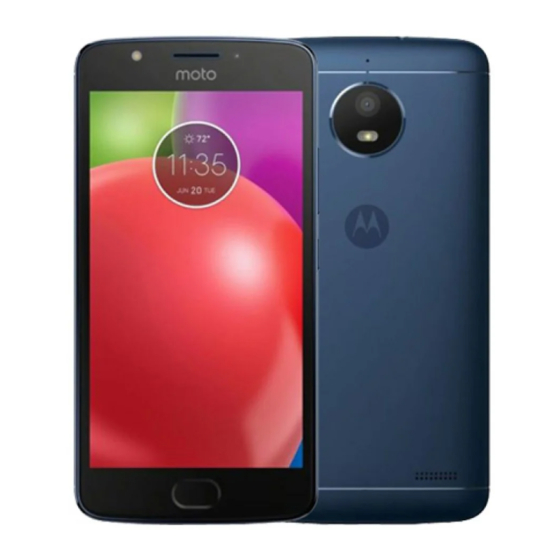 Motorola moto e4 Manual De Instrucciones