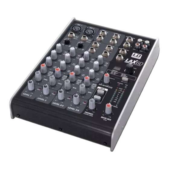 LD Systems LAX6 Manual De Usuario