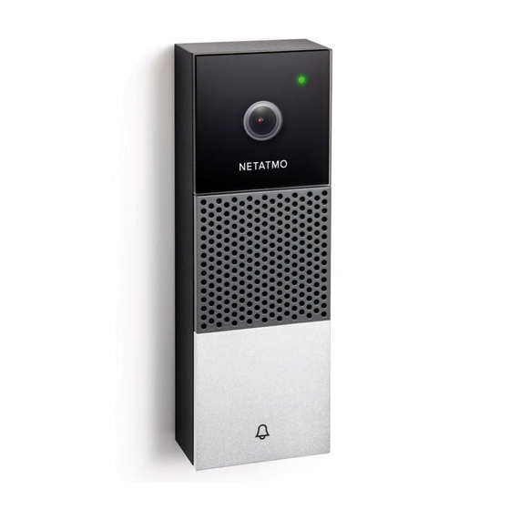 Netatmo Smart Video Doorbell Guia Del Usuario