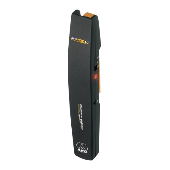 AKG WMS40 Modo De Empleo