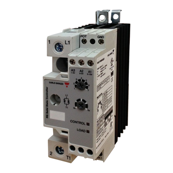 CARLO GAVAZZI RGC1P AA Serie Manual Del Usuario