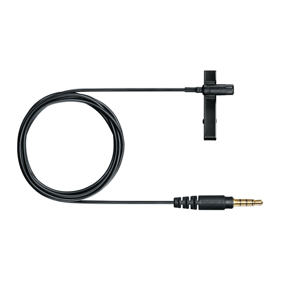 Shure MVL Guía De Usuario