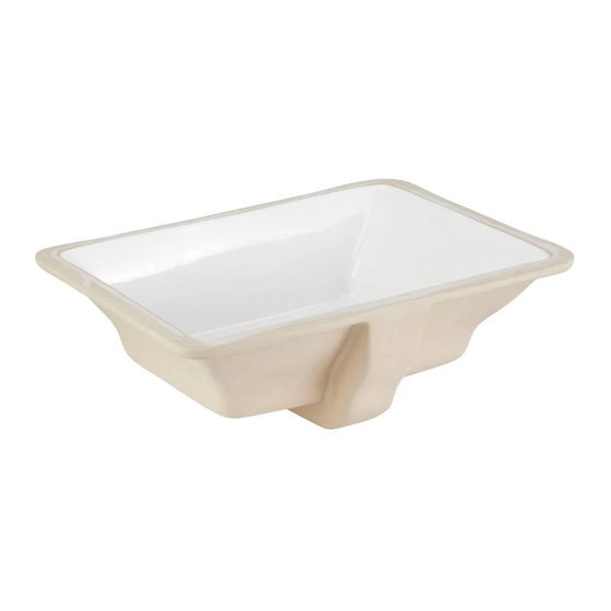 Signature Hardware SINK INSTALLATION 948172 Manual De Instrucciones